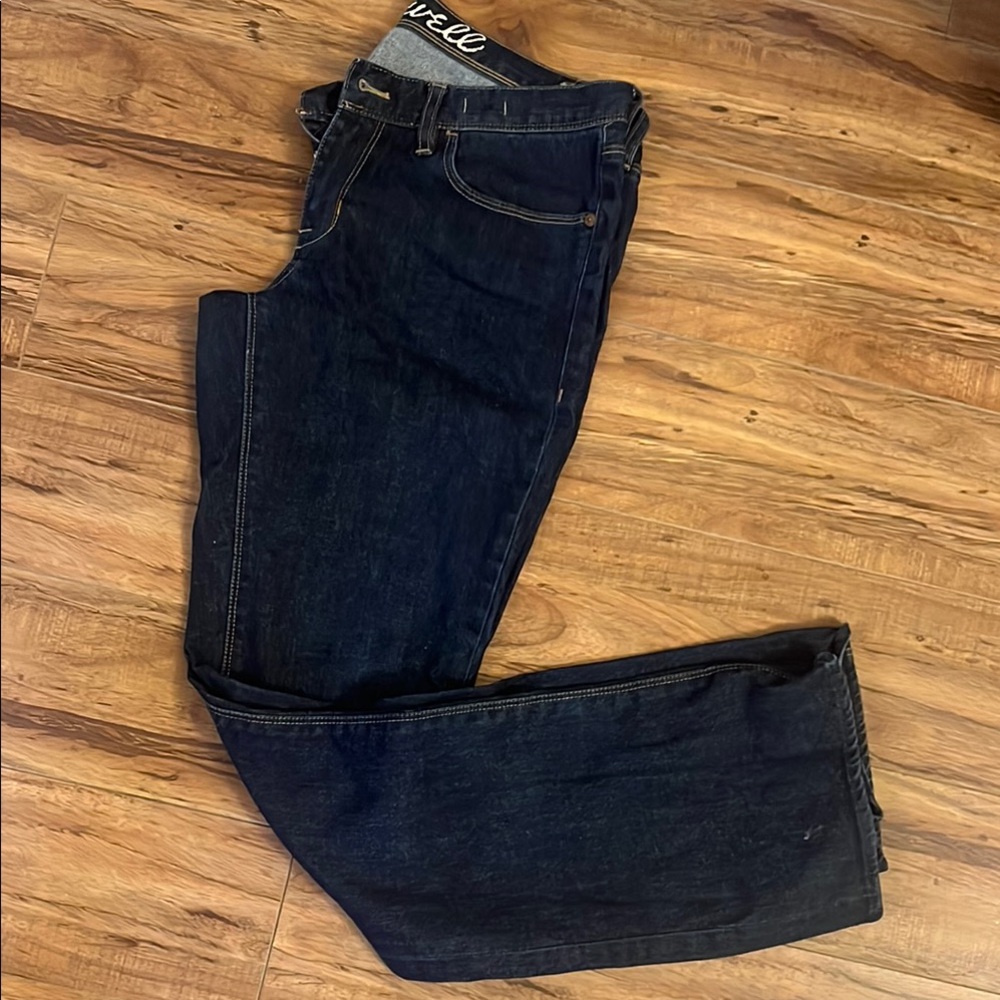 Madewell Bootlegger dark wash jeans